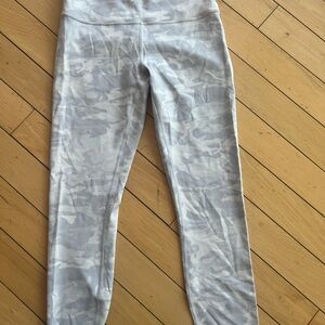 lululemon athletica Gray Camo Leggings